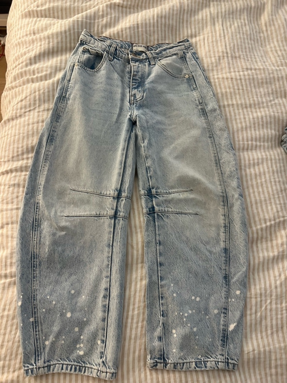 Free People Barrel Jeans